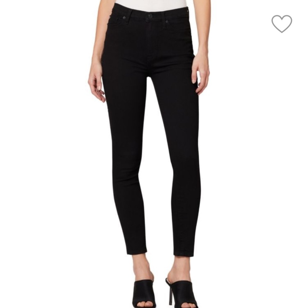 NWOT Hudson Blair Valerie Black High-Rise Super Skinny Ankle Jeans in a size 29